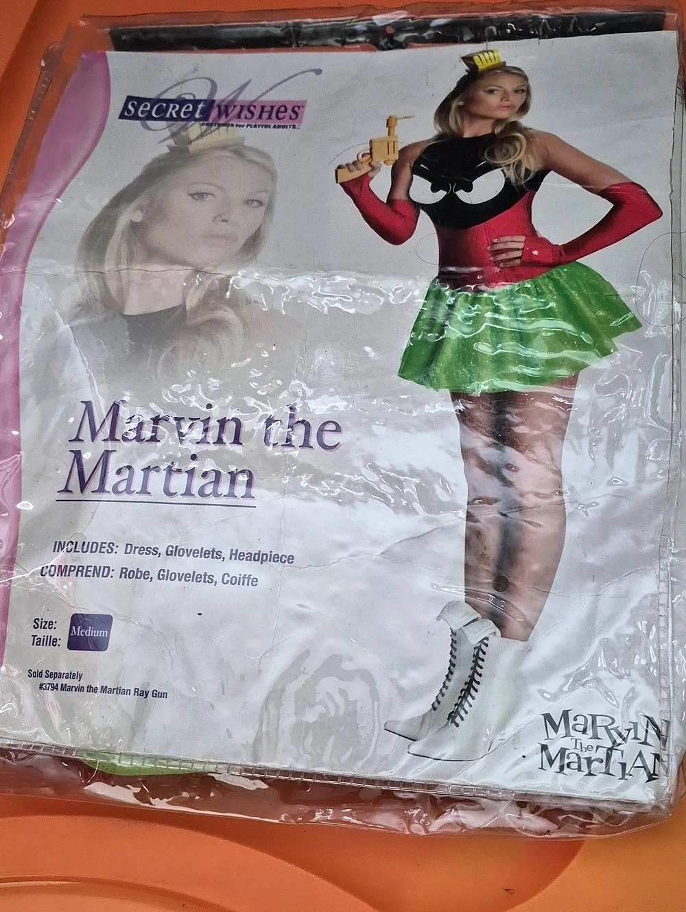 Secret Wishes Marvin the Martian Costume Size Medium